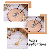 4Pcs 4 Colors Alloy Glass Crystal Rhinestone Pendants PALLOY-TA0002-37-9