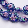 Handmade Bumpy Lampwork Beads Strands LAMP-K027-06C-2