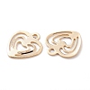 Brass Charms KK-Y003-16G-3