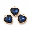 Faceted Glass Rhinestone Pendants GLAA-I051-B18-2