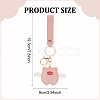 DIY Imitation Leather Flying Pig Pendant Keychain Sewing Kits DIY-WH0530-96-2