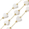 Ion Plating(IP) Real 18K Gold Plated 316 Stainless Steel Paperclip Chains AJEW-Z026-02C-2