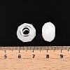 Imitation Jade Glass European Beads GPDL-N004-B14mm-B01-3