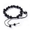 Adjustable Nylon Cord Braided Bead Bracelets BJEW-JB04520-05-3
