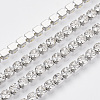 304 Stainless Steel Rhinestone Strass Chains CHS-R012-A-01-3