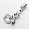 Tarnish Resistant 304 Stainless Steel Lobster Claw Clasps FIND-JF00069-01-1