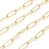 Soldered Brass Paperclip Chains CHC-D025-03G-1