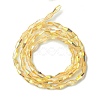 Transparent Electroplate Glass Beads X1-GLAA-K064-05A-HP01-2