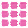 20Pcs Rectangle Polyester Imitation Burlap Packing Pouches Drawstring Bags ABAG-TA0001-95E-3