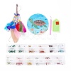 DIY Diamond Painting Hanging Woven Net/Web with Feather Pendant Kits DIY-I084-06-2