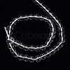 Crystal Glass Round Beads Strands EGLA-F037-8mm-B02-3
