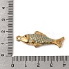 304 Stainless Steel Enamel Fish Connector Charms STAS-B128-55G-04-3
