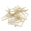 Brass Flat Head Pins KK-T032-093G-2