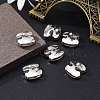 Letter Slider Beads for Watch Band Bracelet Making X-ALRI-O012-H-NR-4