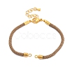 Nylon Cords Bracelet Makings Fit for Connector Charms AJEW-P116-02G-30-1