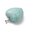 Synthetic Turquoise Pendants G-B042-02P-09-4