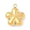 304 Stainless Steel Pendants STAS-R162-02G-01-1
