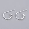 304 Stainless Steel Earring Hooks X-STAS-K211-01S-1