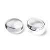 Transparent Glass Cabochons GGLA-R026-8mm-3
