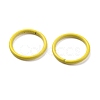 Spray Painted Iron Open Jump Rings X-IFIN-F149-B13-2