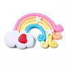 Handmade Polymer Clay Cabochons PORC-TD001-39C-2