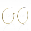 Iron Stud Earrings EJEW-N013-06-3