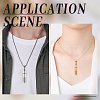 2Pcs 304 Stainless Steel Perfume Bottle Pendants DIY-WR0005-50-5