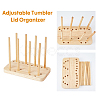 Wood Adjustable Cup Lid Holder ODIS-WH0043-88-5