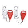 2Pcs Plastic with Metal Portable Door Lock Home Security FIND-AR0001-18A-1