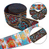 Ethnic Style Polyester Ribbon OCOR-GF0002-04B-4