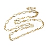 304 Stainless Steel Star Link Chain Necklaces for Women NJEW-A046-02A-G-4