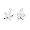 Brass Charms X-KK-G397-04P-2