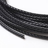 Braided Leather Cord with Core WL-F009-B02-4mm-2