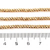 Electroplated Synthetic Non-magnetic Hematite Beads Strands G-H027-E01-02-5