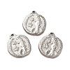 304 Stainless Steel Pendants STAS-A080-19P-1
