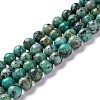 Natural African Turquoise(Jasper) Beads Strands G-E444-47-8mm-2