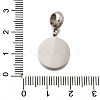 Jewelry 304 Stainless Steel European Dangle Charms OPDL-L013-40B-3
