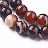 Natural Striped Agate/Banded Agate Beads Strands G-I261-C05-10mm-3
