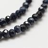 Natural Sapphire Bead Strands G-P270-2mm-23-4