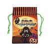 Halloween Cotton Cloth Storage Pouches ABAG-A005-01E-1