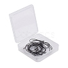 24Pcs 4 Size 316L Surgical Stainless Steel Hoop Earring Findings X1-STAS-ZZ0001-03EB-7