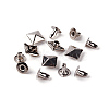 Brass Rivet Studs KK-WH0033-25P-1