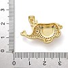 Elephant Brass Micro Pave Cubic Zirconia and Enamel Pendants KK-M319-05G-01-3