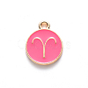 Alloy Enamel Pendants X-ENAM-S124-01B-03A-2