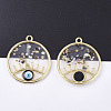 Epoxy Resin Pendants RESI-S365-76A-2