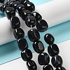 Natural Black Agate Beads Strands G-H295-A01-04-2