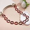 Handmade Imitation Gemstone Style Link Chains AJEW-J034-01C-6