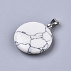 Synthetic Turquoise Pendants X-G-R470-013-1