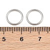 304 Stainless Steel Closed Jump Rings STAS-G393-06P-12-2