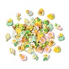 60Pcs 12 Styles Opaque Resin Cabochons RESI-CJ0004-14-8